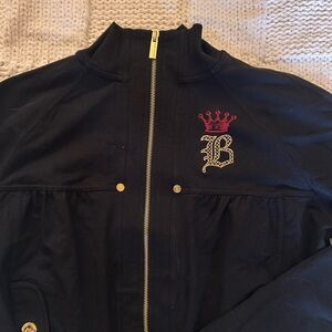 NWT Deadstock Bebe Sport Zip Up Embroidered